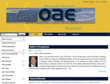 Tablet Screenshot of oae.it